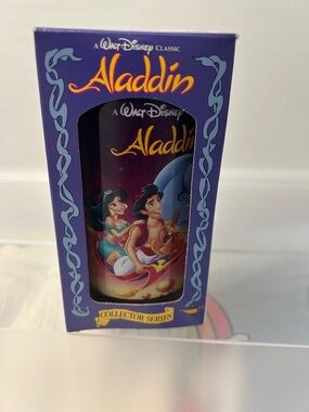 Disney Aladdin Collector Cup- Purple and Gold Artwork